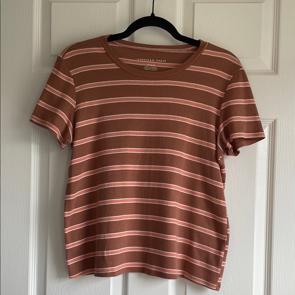 American Eagle Striped T-Shirt